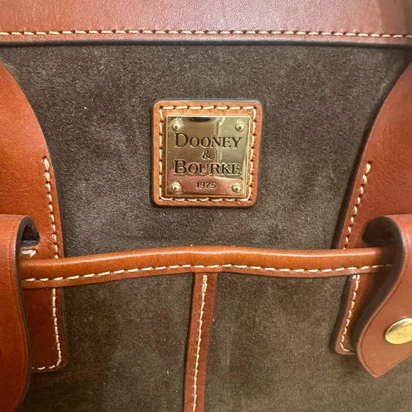 Dooney&Bourke Suede Small Satchel - Picture 2 of 8